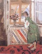 Henri Matisse Young Girl in a Green Dress (mk35) oil on canvas